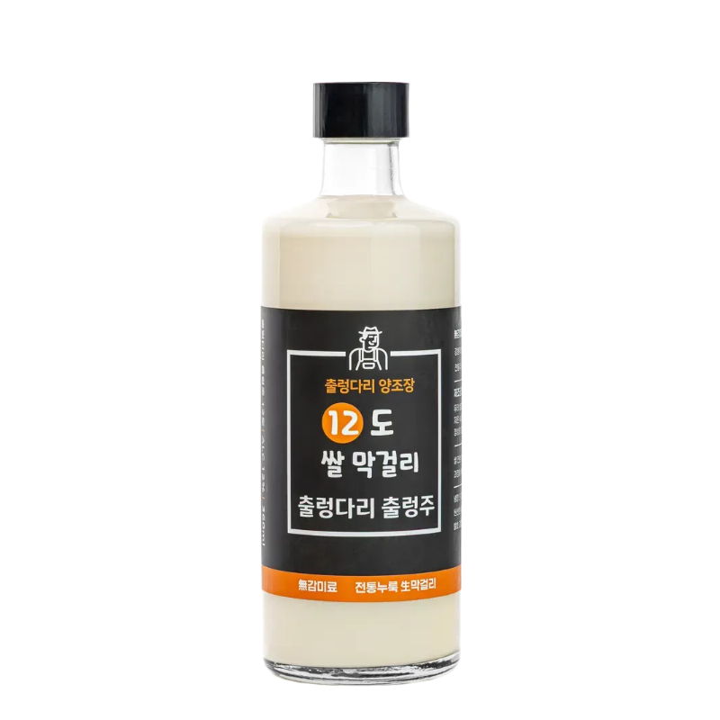 출렁다리양조장,출렁다리출렁주 프리미엄 12도쌀막걸리 360ml 무감미료